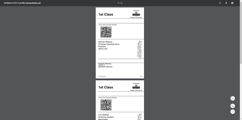 help royal mail barcode labels 5