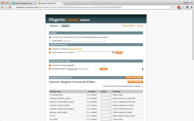 help how to connect magento 7