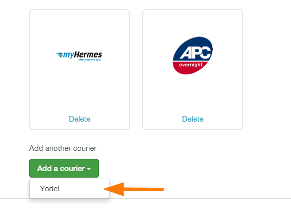 How to connect Zenstores with Yodel 2